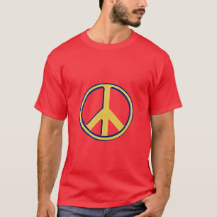 T-shirt Monde pacifique : signe de paix emblématique