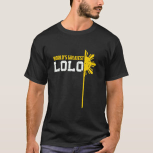 T-shirt Monde S Plus Grand Lolo Filipino Word Philippines 