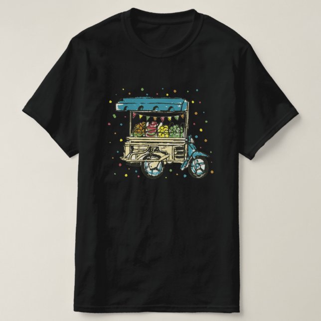 T-shirt monde vegan jour heureux monde vegan jour-le futur (Design devant)