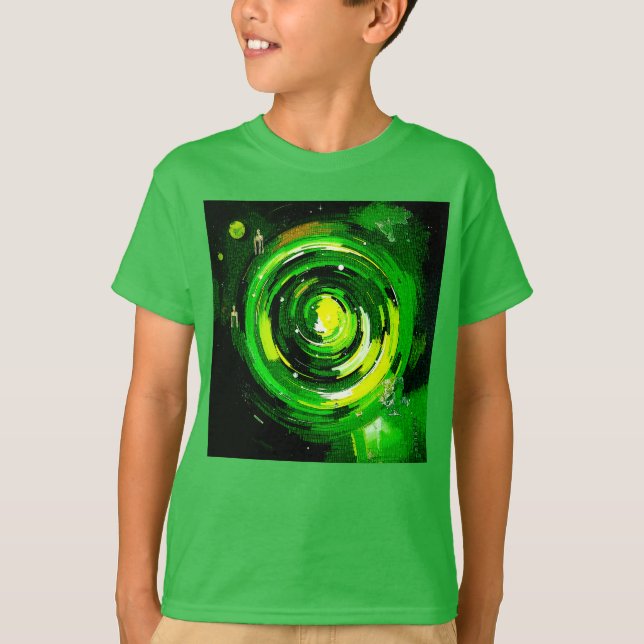 T-shirt Monde Vert (Devant)