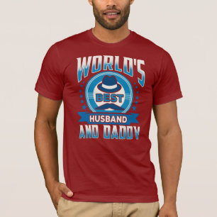 T-shirt Mondes le meilleur cadeau de fête des pères de