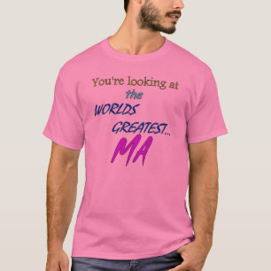 T-shirt Mondes le plus grand mA