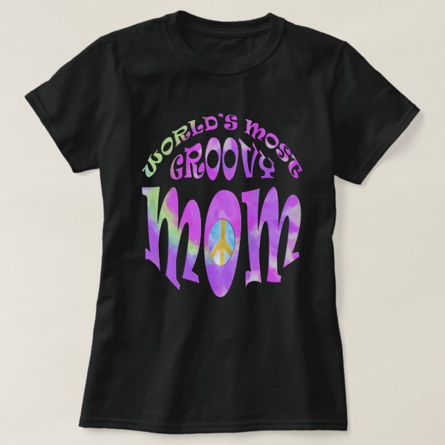 T-shirt Mondes les plus Super Maman Pastel (Design devant)