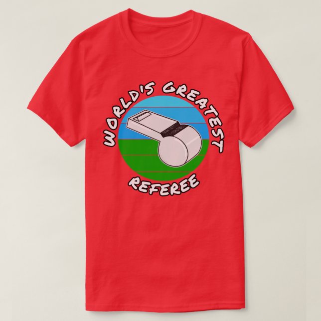 T-shirt Mondes meilleur arbitre de baseball (Design devant)