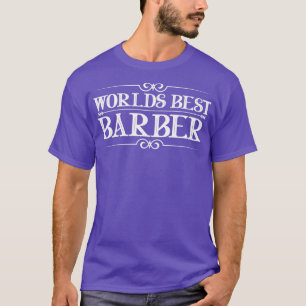 T-shirt Mondes meilleur barbier Funny barber Classic TShir