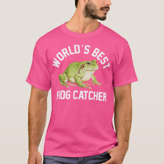 T-shirt Mondes Meilleur Capteur de grenouilles Garçons Fil