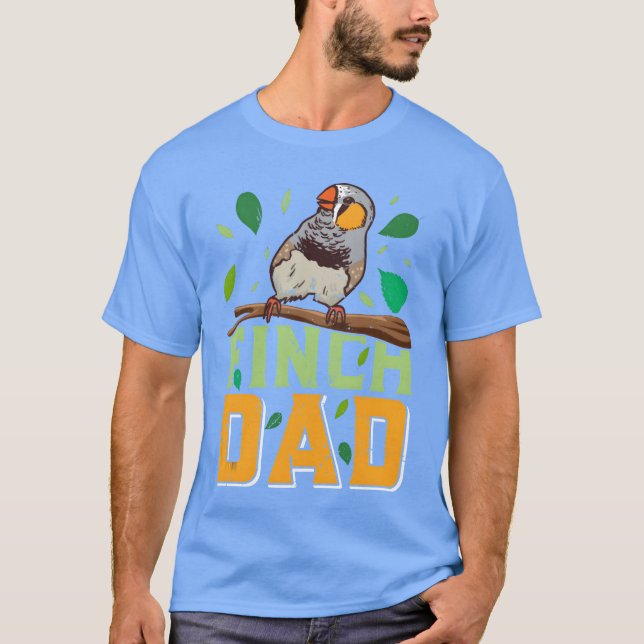 T-shirt Mondes meilleur Finch Papa Finches Papa Amateur d' (Devant)