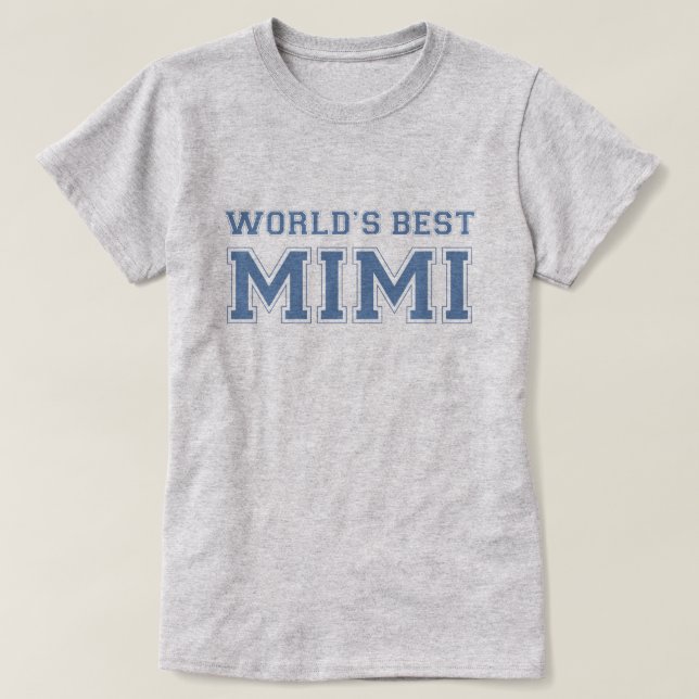 T-shirt Mondes meilleur Mimi (Design devant)