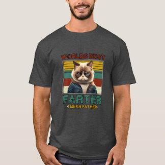 T-shirt Mondes Meilleur Plus Loin Je Veux Dire Père Fête d