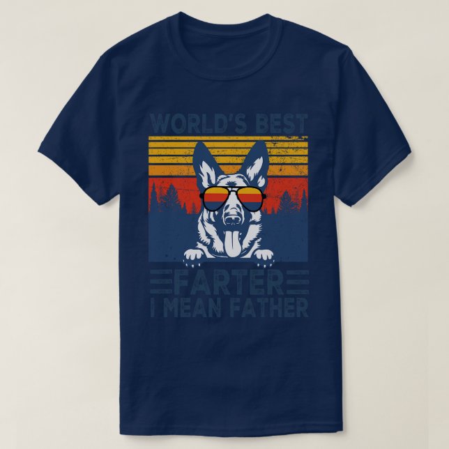 T-shirt Mondes Meilleur Plus Loin Je Veux Dire Père Meille (Design devant)
