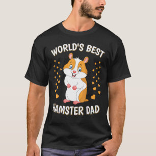 T-shirt Mondes Mens Meilleur Hamster Papa Cute Animal Hams