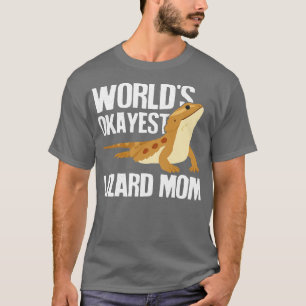 T-shirt Mondes Okayest Lizard Maman