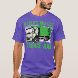 T-shirt Mondes Okaytest Garbage Man Garbage Truck