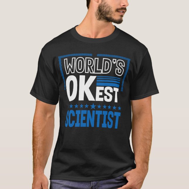 T-shirt Mondes OKest Scientifique Science Humour Données (Devant)