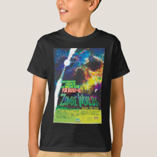 T-shirt Mondes Zombie Galaxie d'Halloween