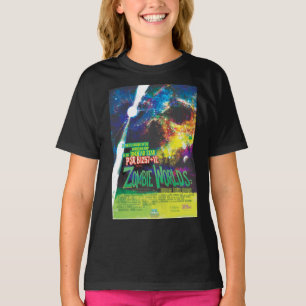 T-shirt Mondes Zombie Galaxie d'Halloween