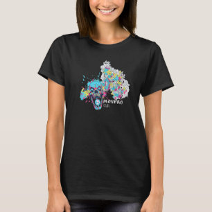 T-shirt Monero Xmr Mind Blown Crypto Skull Art Cryptocurre