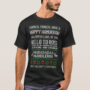 T-shirt Monica a un joyeux fils de Noël Hanoukka Phoebes