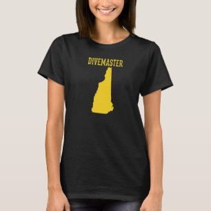 T-shirt Moniteur de plongée Divemaster du New Hampshire D
