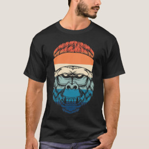 T-shirt Monkey Bigfoot Sasquatch singe business Triblend
