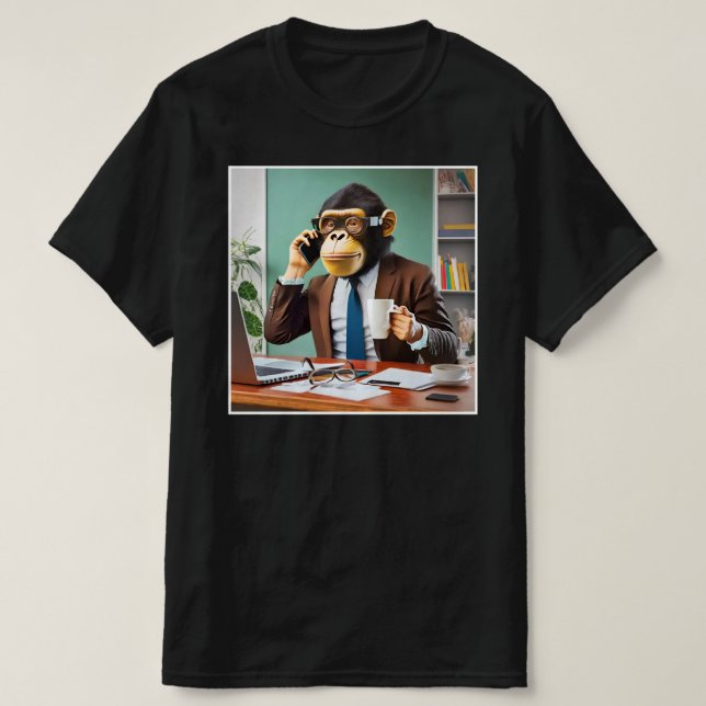 T-shirt Monkey Business (Design devant)