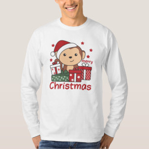 T-shirt Monkey Christma