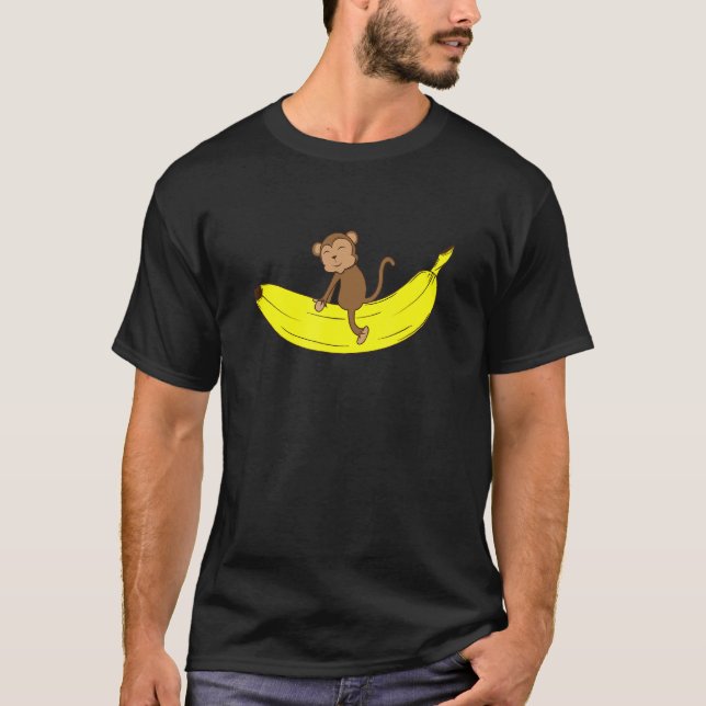 T-shirt Monkey Circule Sur Banana (Devant)