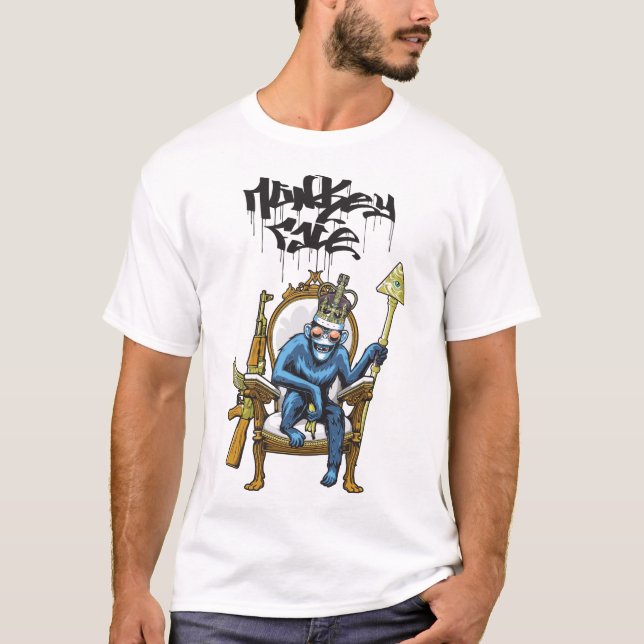 T-shirt Monkey Face (Devant)