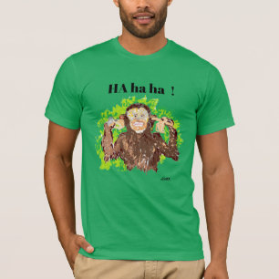 T - Shirt Monkey rund