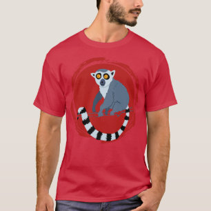 T-shirt Monkey Zoo Keeper Cadeau Animal Lemur