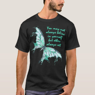 T-shirt Monnaie Beurre vert Sensibilisation à la santé men