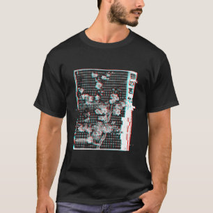 T-shirt Mono No Aware Japonais Glitch Otaku Vaporvawe