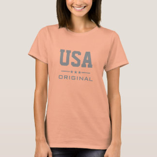 T-shirt monochrome d'origine américaine