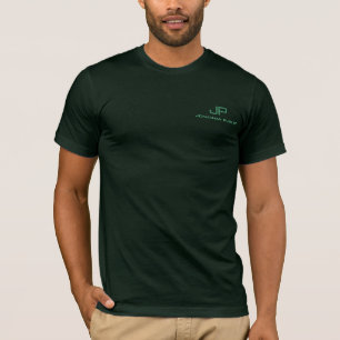 T-shirt Monogram Initial Mens Bella Canvas Modèle moderne