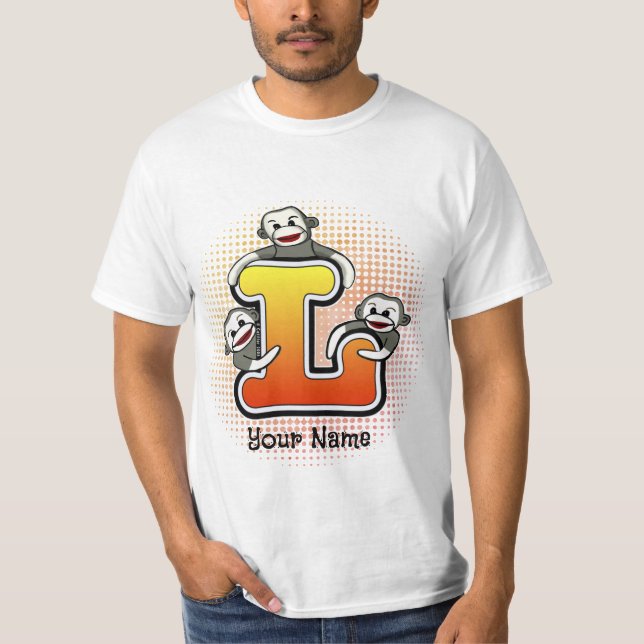 T-shirt Monogram L Sock Monkey (Devant)