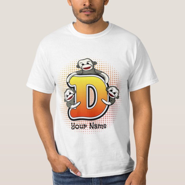 T-shirt Monogramme D Sock Monkey (Devant)