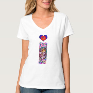T-SHIRT MONOGRAMME DE MASQUÉRADE VÉNÉTIENNE VALENTINE I LE