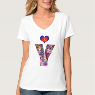 T-SHIRT MONOGRAMME DE MASQUÉRADE VÉNÉTIENNE VALENTINE Y LE