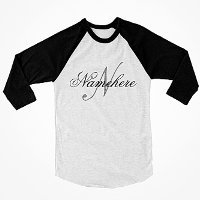 Monogramme de nom noir et blanc personnalisé uniqu