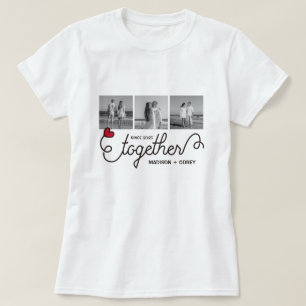 T-shirt Monogramme Ensemble Typographie Art Instagram Phot