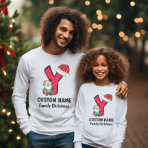 Monogramme Famille Noël Personnalisez Avec Nom