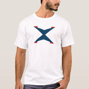 T-shirt Monogramme lettre X classique