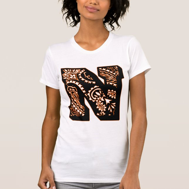 T-shirt Monogramme Paisley - N (Devant)