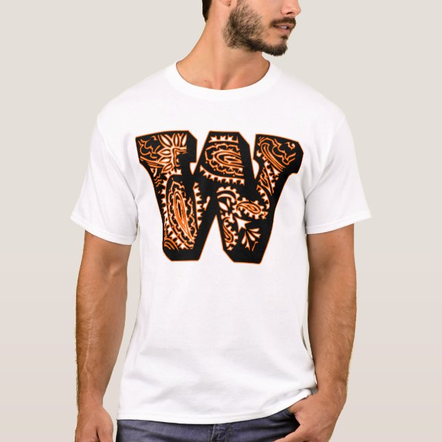 T-shirt Monogramme Paisley - W (Devant)