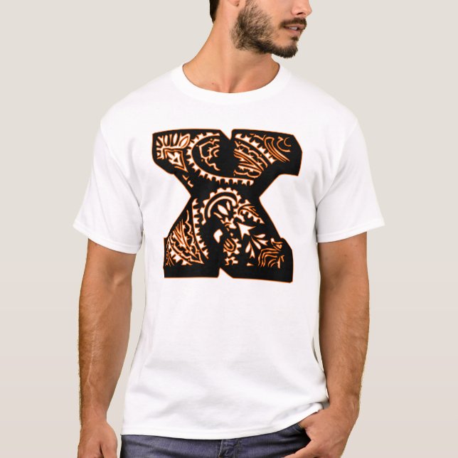 T-shirt Monogramme Paisley - X (Devant)