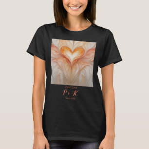 T-shirt Monogramme personnalisé "Pure Love" pour couple