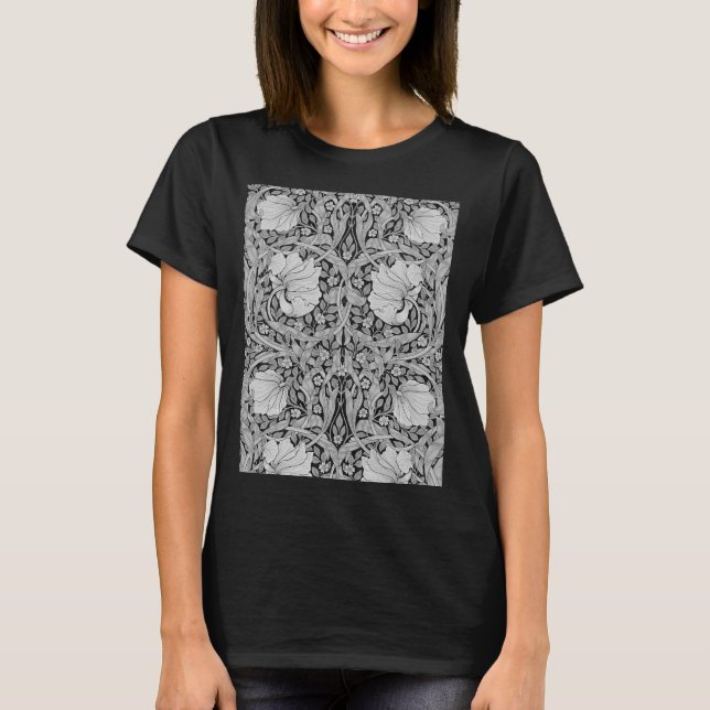 T-shirt Monotone gris Pimpernel, William Morris (Devant)