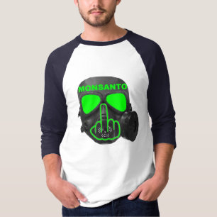 T - Shirt Monsanto Gasmaske Gedreht