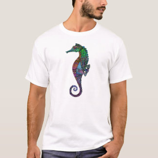 T-shirt Monsieur Electric Seahorse Shirts des hommes