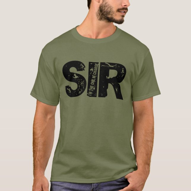 T-shirt Monsieur est responsable (Devant)